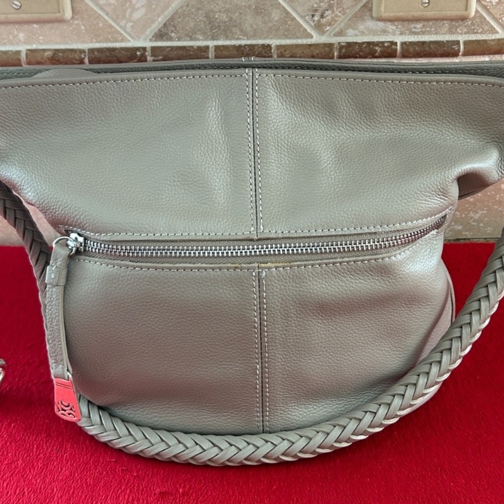 Brighton Your Bag Beck Beechwood Leather Organizer Purse Extra Straps & Tassels - Picture 2 of 15